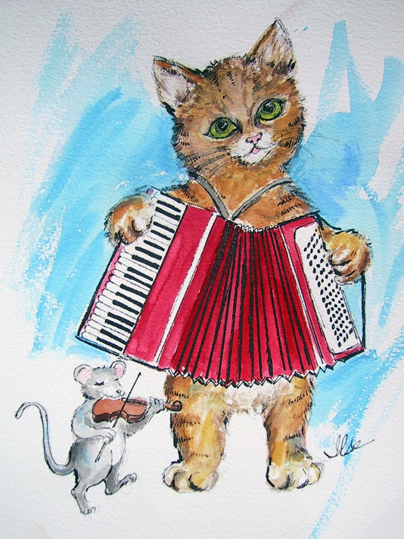 Cajun Cat | Music Art Of Ilse